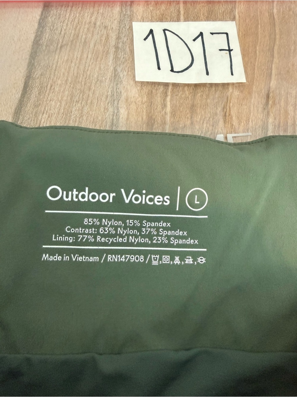 Outdoor Voices Womens Lightspeed 4” Shorts In Laurel Green Size Large - Picture 9 of 9